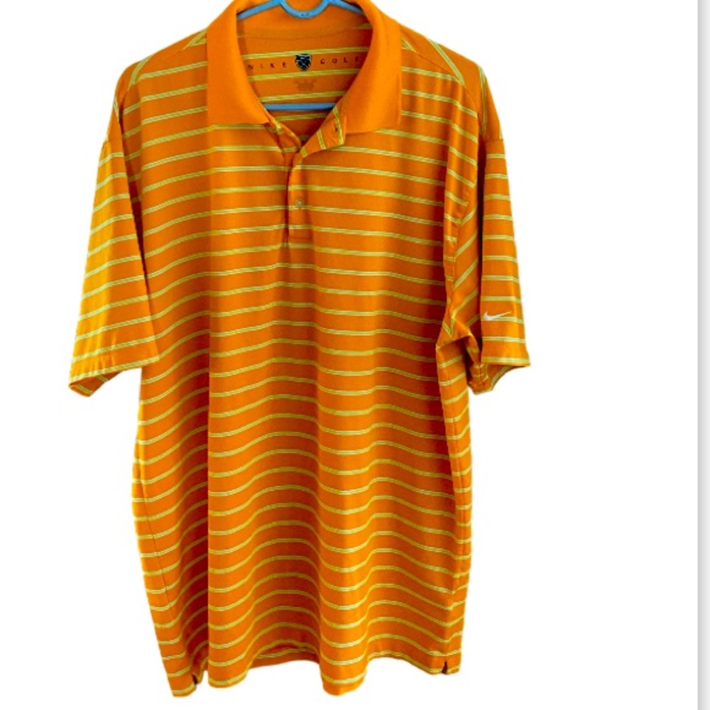 Nike golf dry fit polo  size extra large  orange